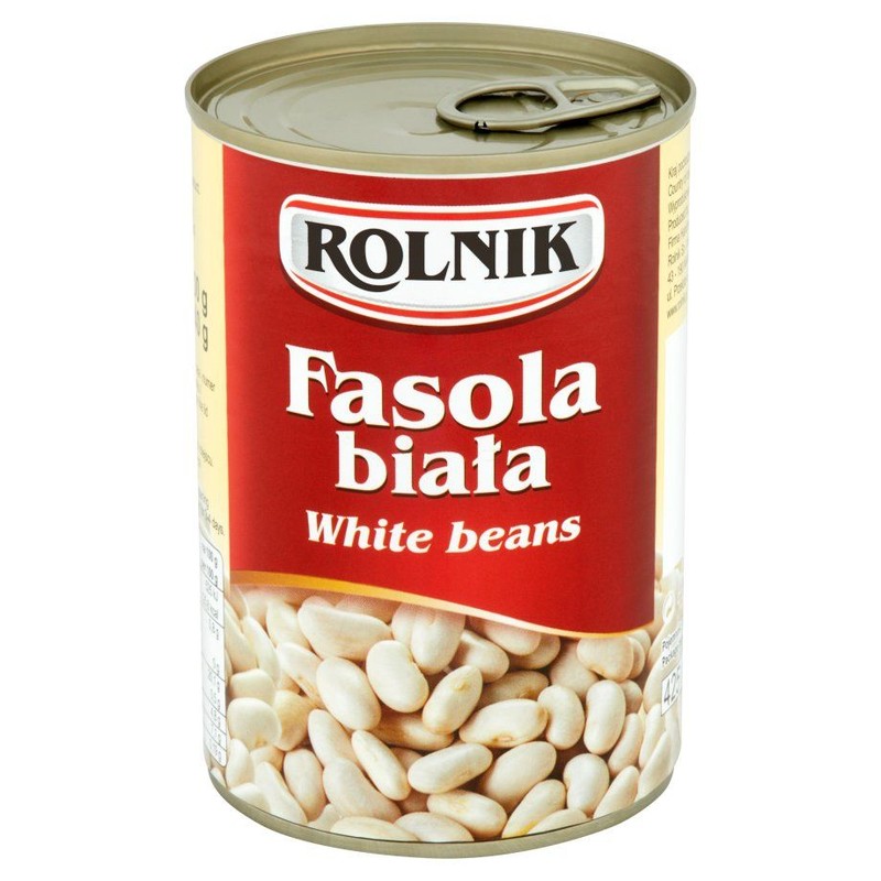 Fasola biała konserwowa  Rolnik 400 g