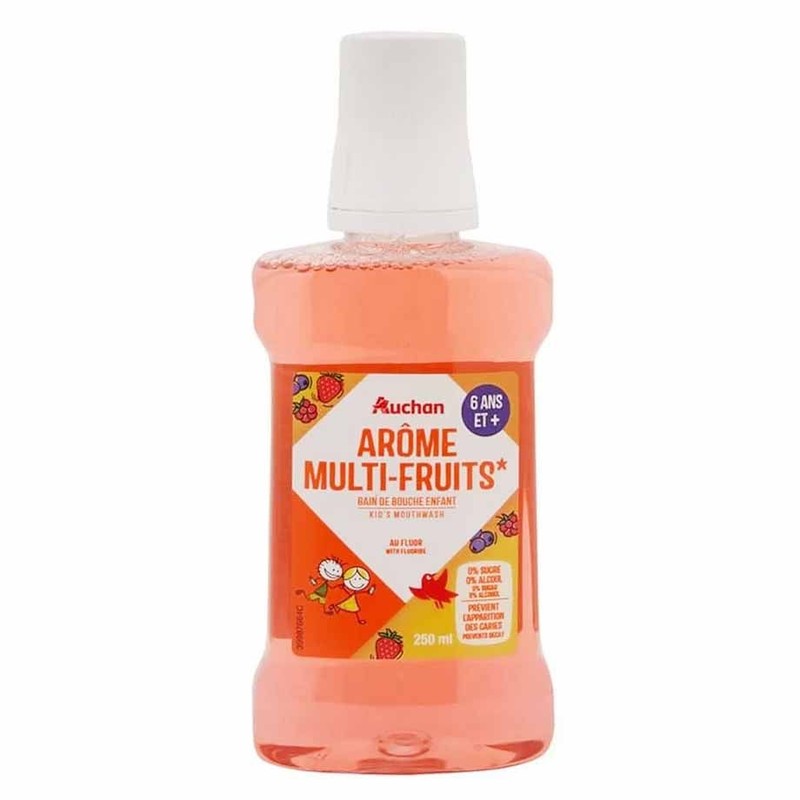 Płyn do płukania ust dla dzieci  Auchan 250 ml