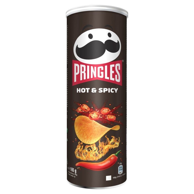 Chipsy o ostrym i pikantnym smaku  Pringles 165 g