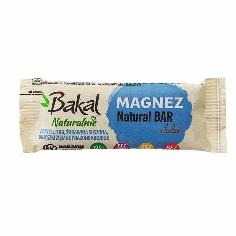 Baton dla aktywnych z magnezem Bakal 35 g