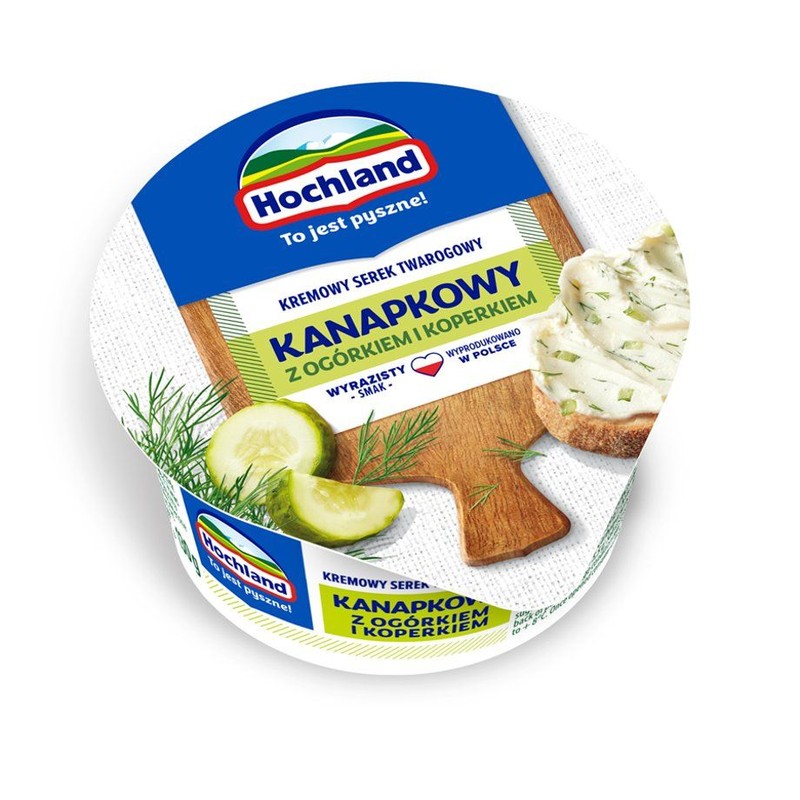 Serek Kanapkowy z ogórkiem i koperkiem Hochland 130 g