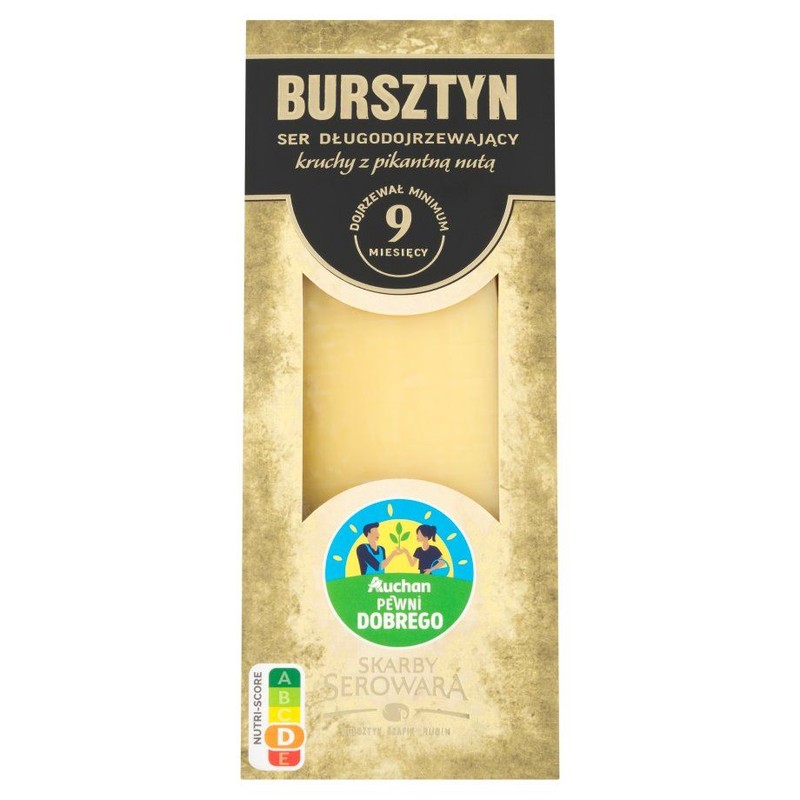 Ser długodojrzewający Bursztyn Pewni Dobrego 190 g
