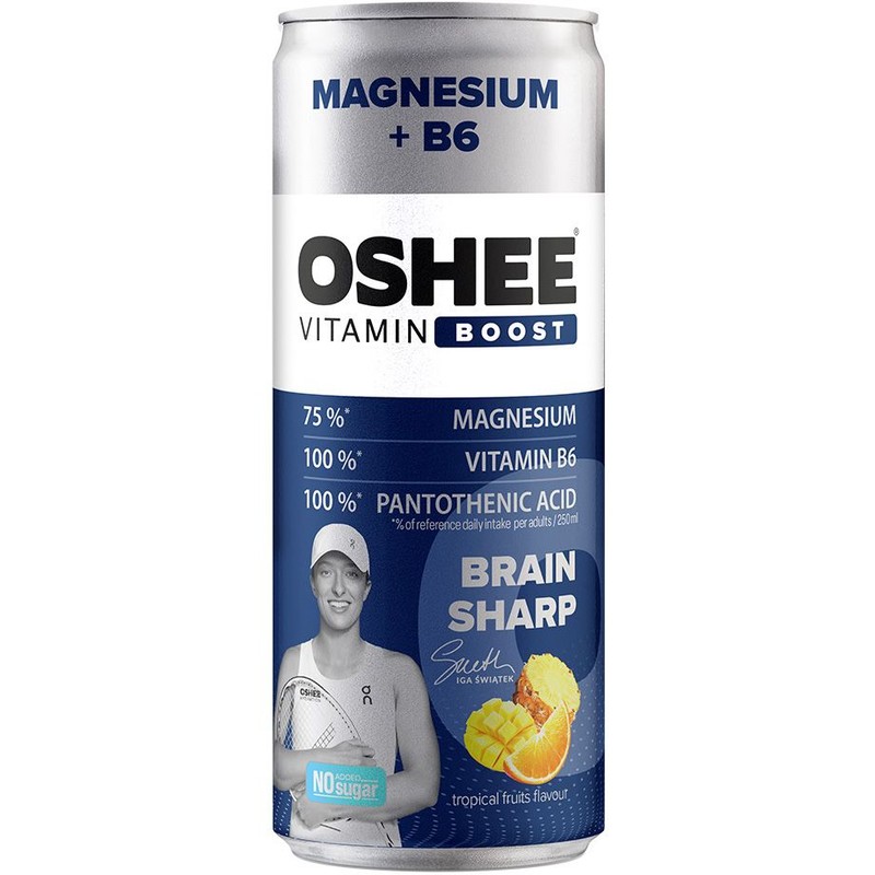Napój izotoniczny Vitamin Boost magnez + witamina B6 OSHEE 250 ml