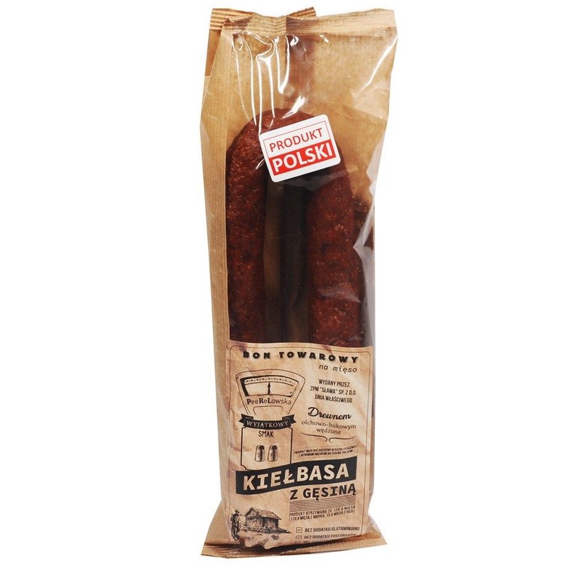 Kiełbasa z gęsiną Sława 270 g