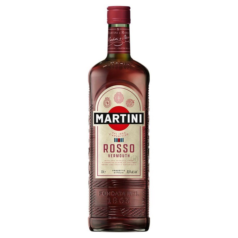 Wermut czerwony słodki Rosso alk. 14,5% obj. Martini 1 l