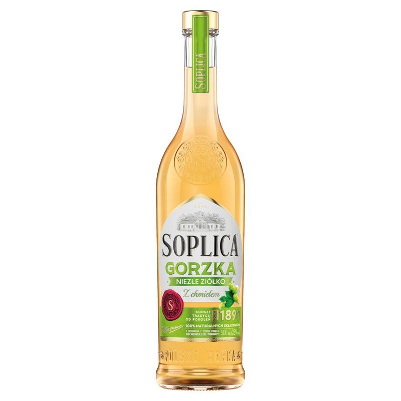 Wódka smakowa Niezłe Ziółko z chmielem alk. 28,0% obj. Soplica 500 ml