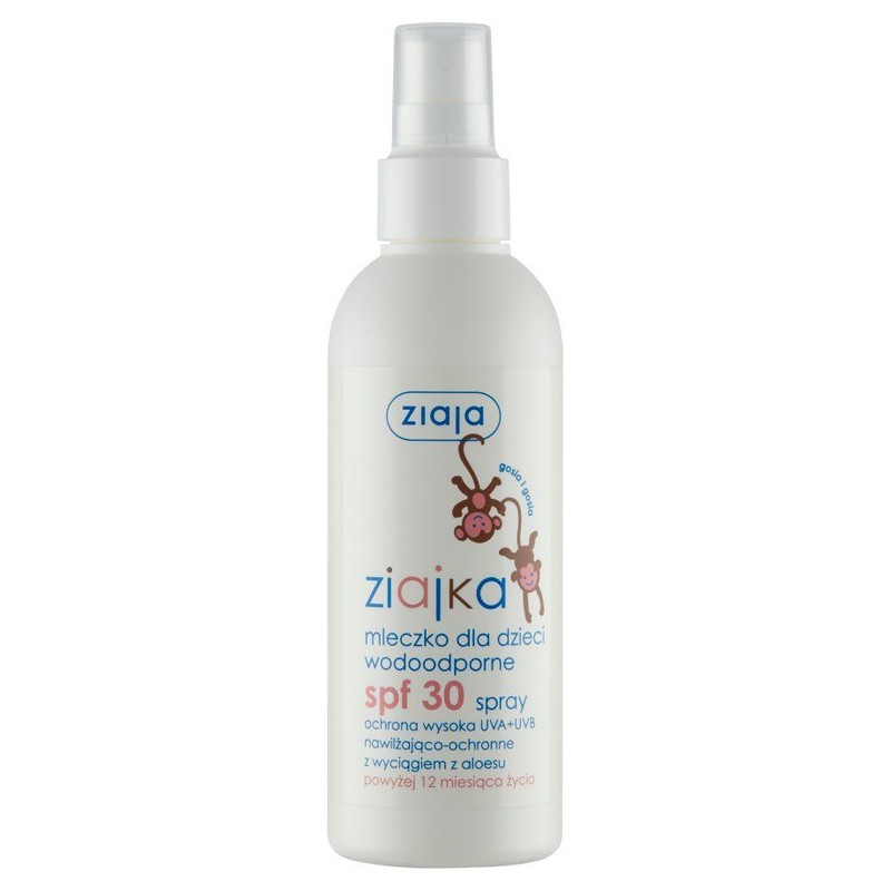 Mleczko dla dzieci wodoodporne SPF 30 Sopot Sun ZIAJA 170 ml