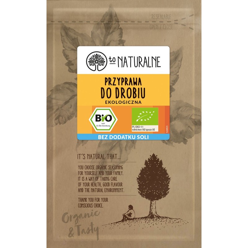 BIO Ekologiczna przyprawa do drobiu To Naturalne 20 g