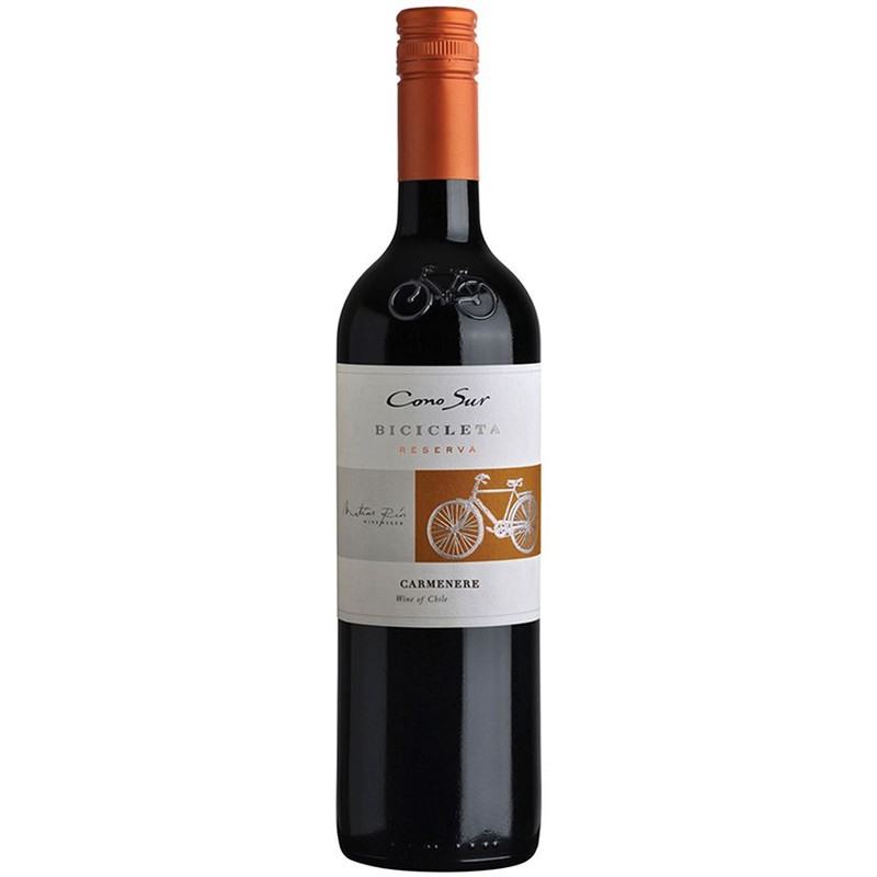Wino Bicicleta Carmenere czerwone wytrawne   Cono Sur 750 ml