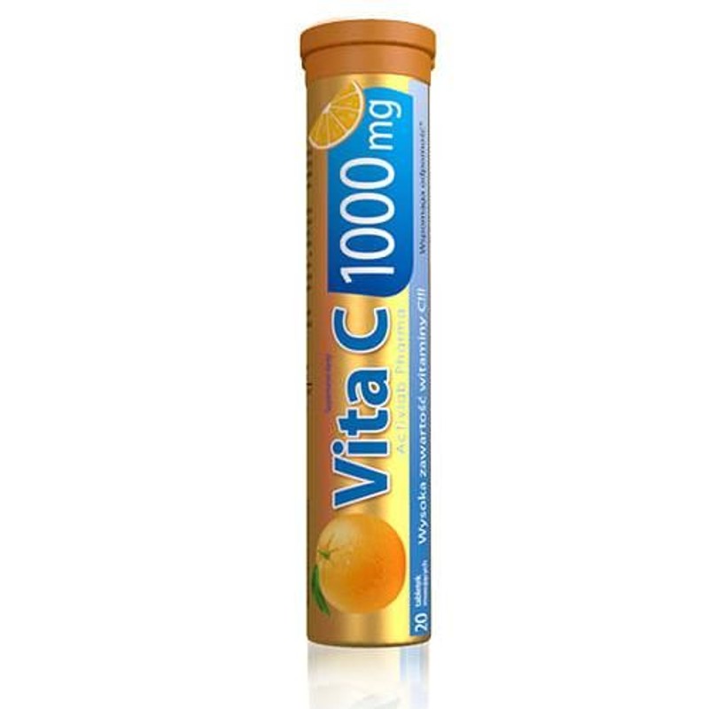 Witamina C Vita C 1000 mg Pharma pomarańczowy ACTIVLAB 20 tabletek