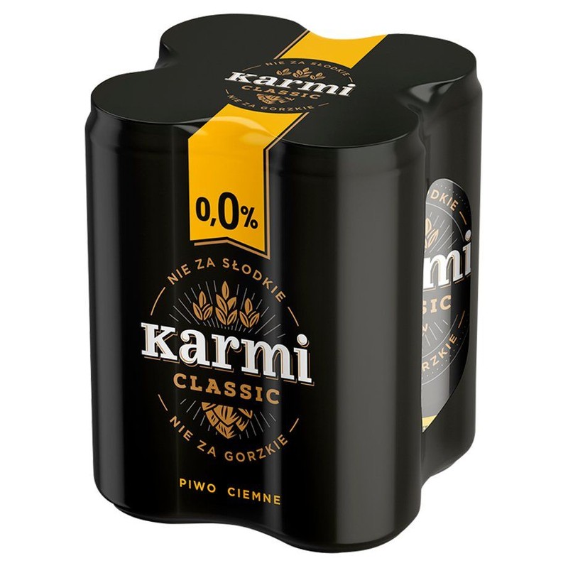 Piwo bezalkoholowe ciemne Classic alk. do 0.5% obj.  Karmi 4 x 500 ml