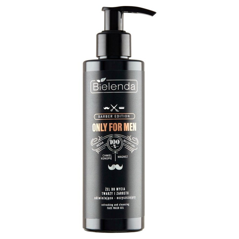 Żel do mycia twarzy i zarostu 3w1 barber edition Bielenda  150 g