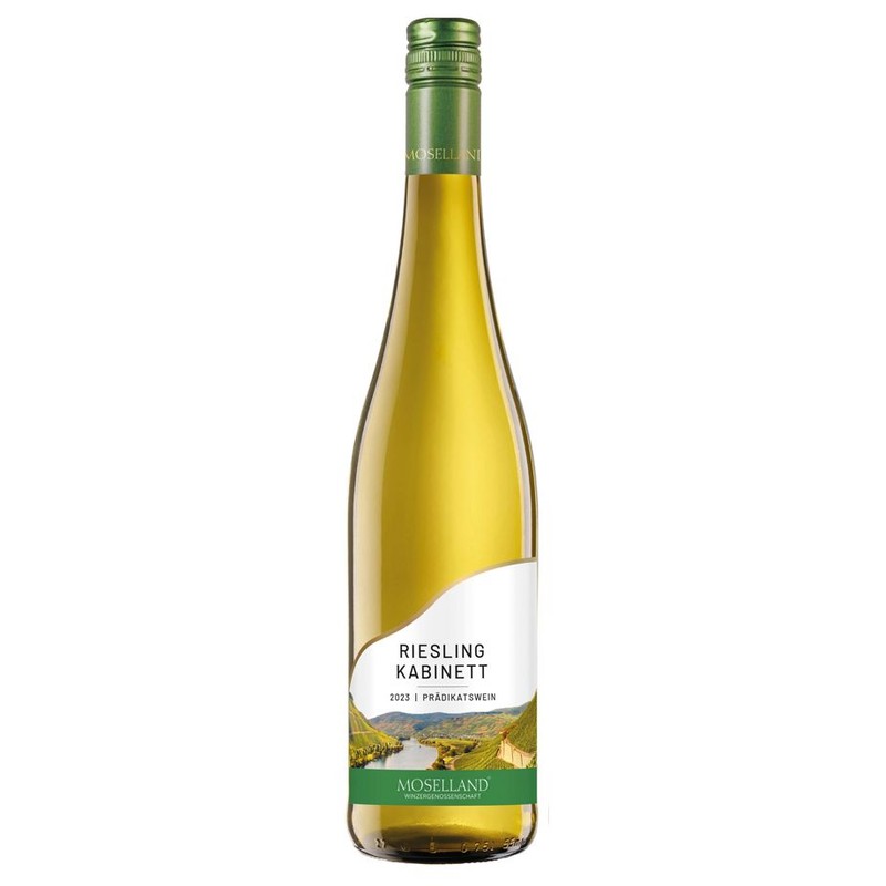 Wino białe pólwytrawne Riesling Kabinett alk. 9,5% obj. Moselland 750 ml