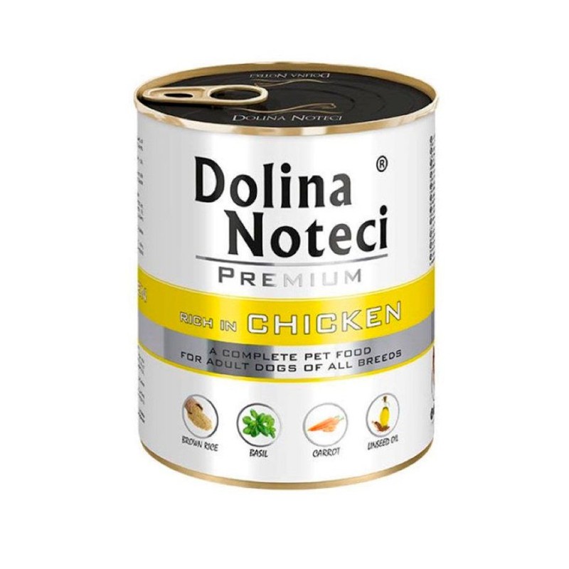 Karma mokra dla psów z kurczakiem Dolina Noteci 800 g