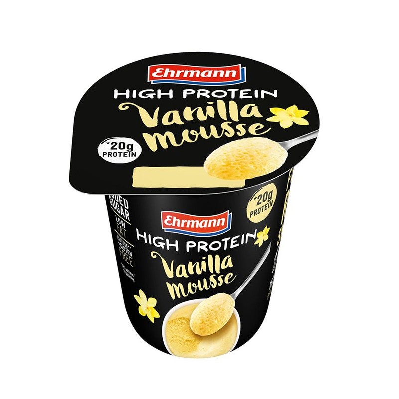 Mus waniliowy z dużą zawartością protein Ehrmann 200 g