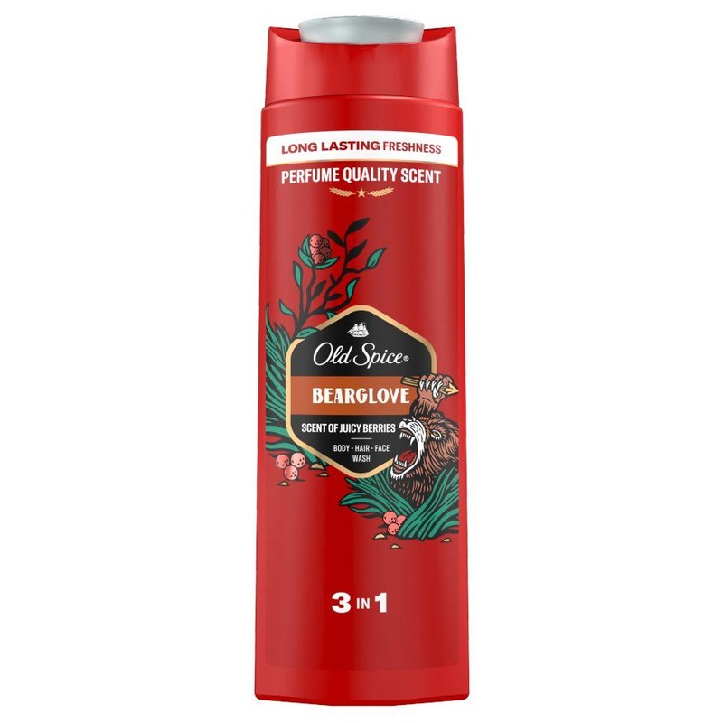 Żel pod prysznic Bearglove 3w1 Old Spice 400 ml