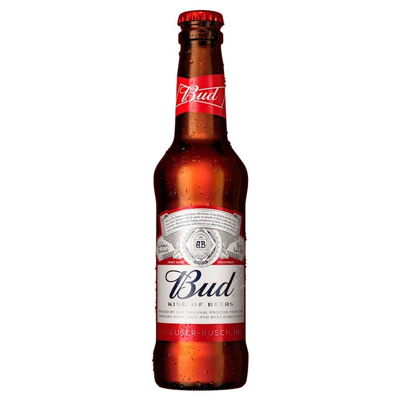 Piwo jasne pasteryzowane Bud 330 ml