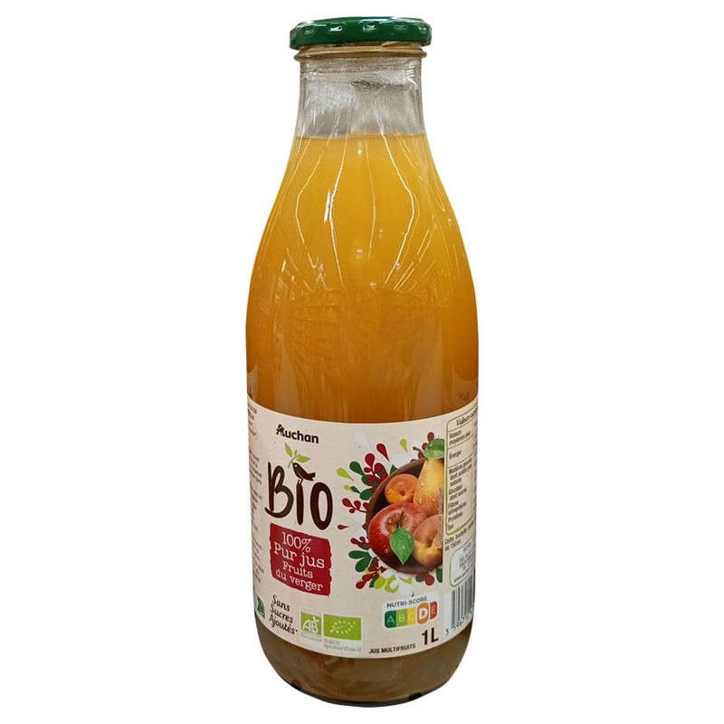BIO Ekologiczny sok wieloowocowy Auchan 1 l