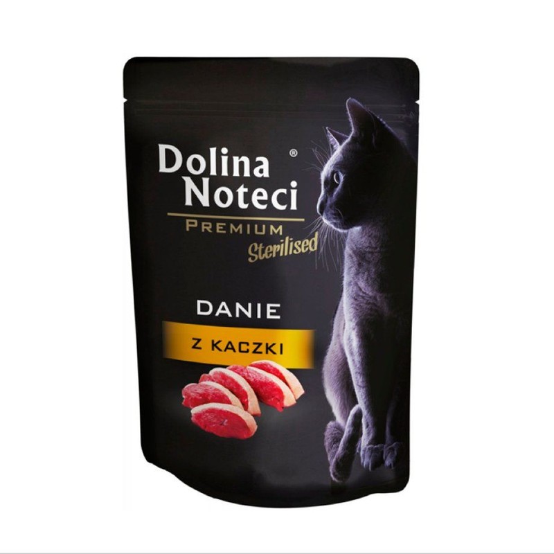 Mokra karma z kaczki dla kotów po sterylizacji Dolina Noteci 85 g