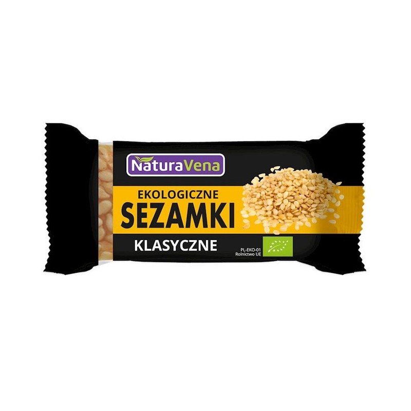 BIO Ekologiczne sezamki klasyczne NaturaVena 27 g