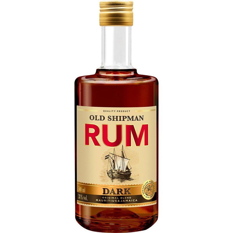 Rum ciemny Dark Rum alk. 38,0% obj. Old Shipman 500 ml