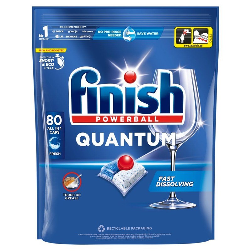 Kapsułki do zmywarki Quantum fresh Finish 80 kapsułek