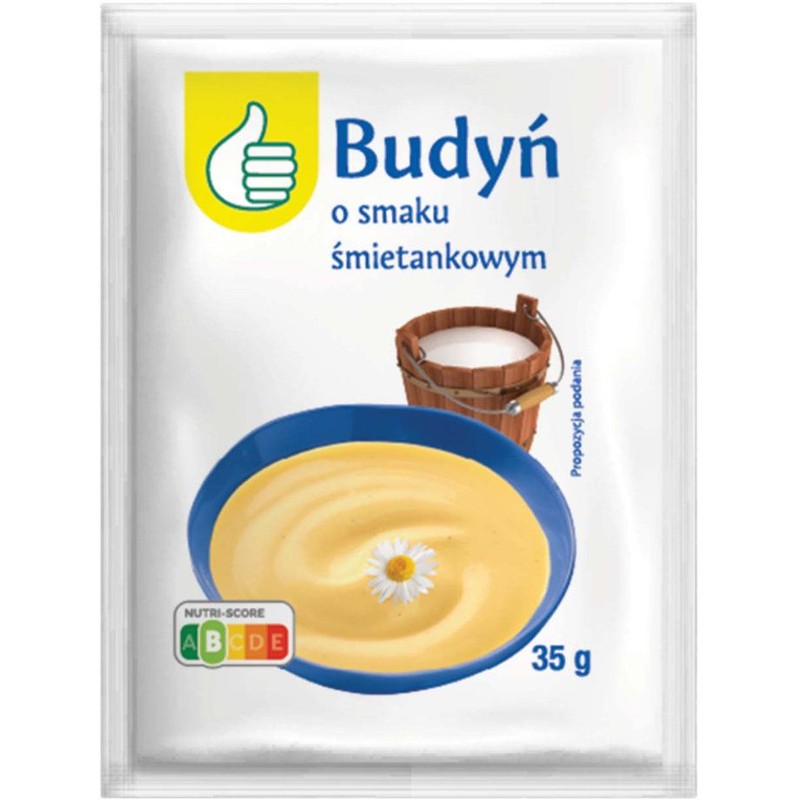 Budyń o smaku śmietankowym bez cukru Auchan 35 g