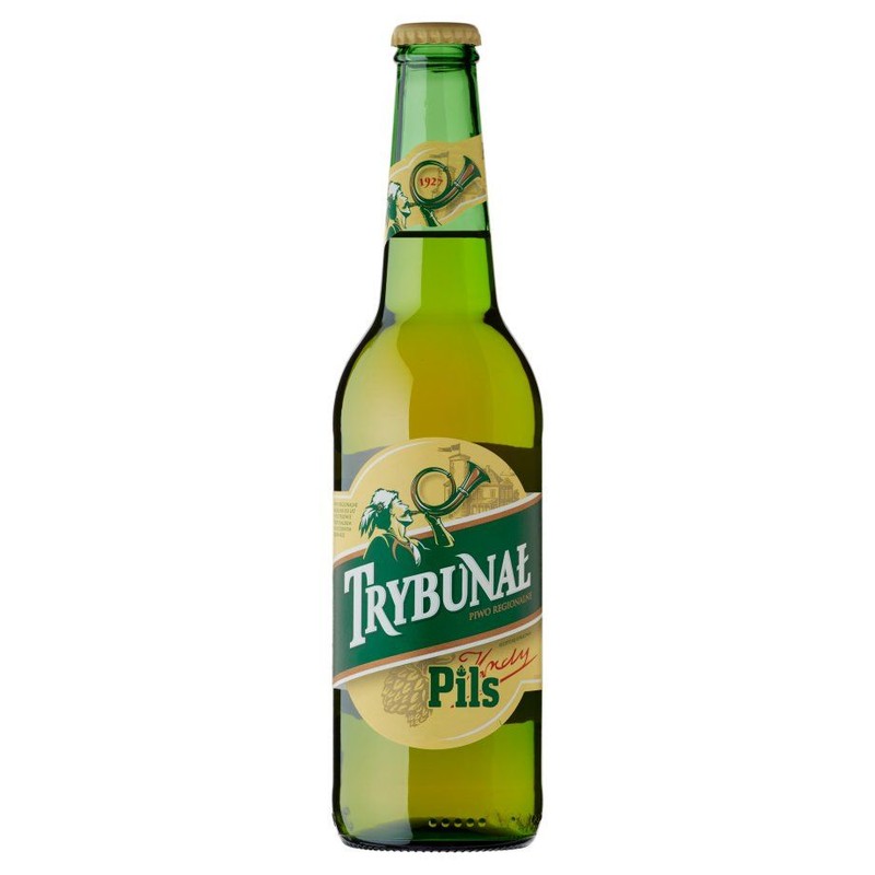 Piwo pils alk.6% obj. Trybunał 500 ml