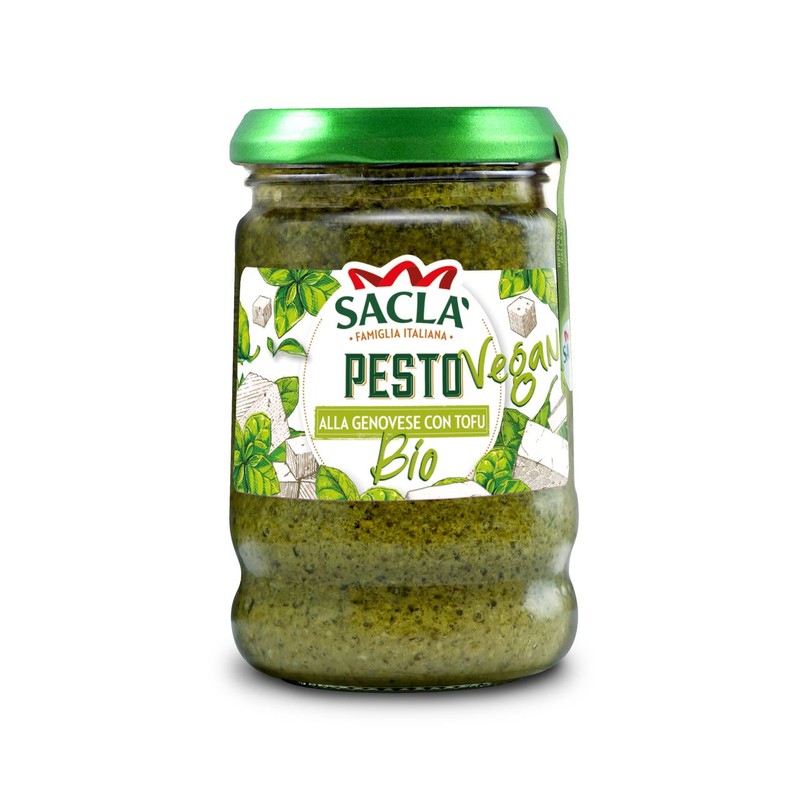 BIO Sos pesto z bazylią i tofu Sacla Italia 190 g
