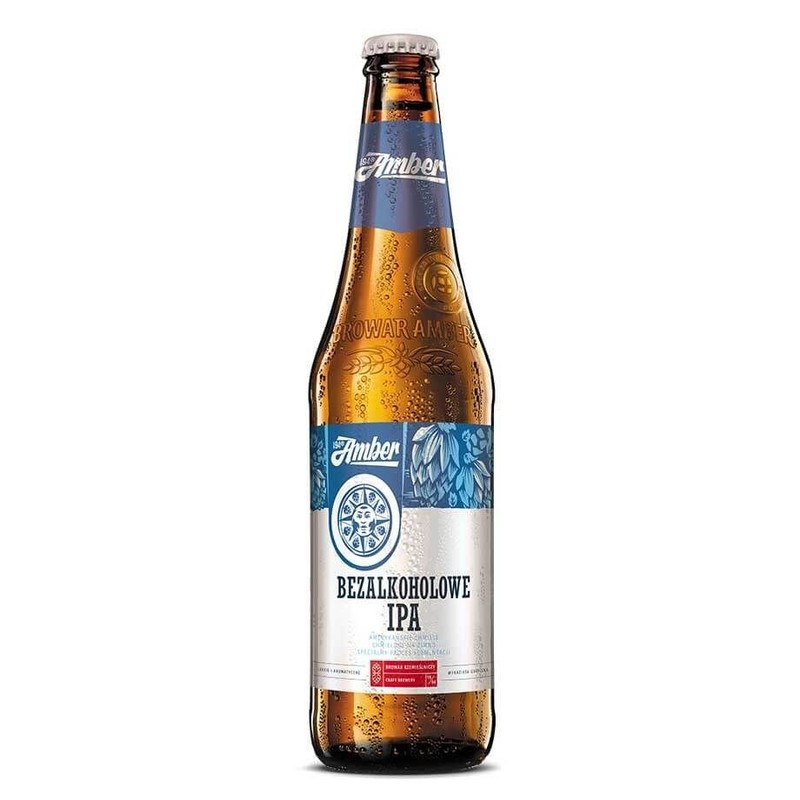 Piwo IPA bezalkoholowe alk.0.5% obj. Amber 500 ml