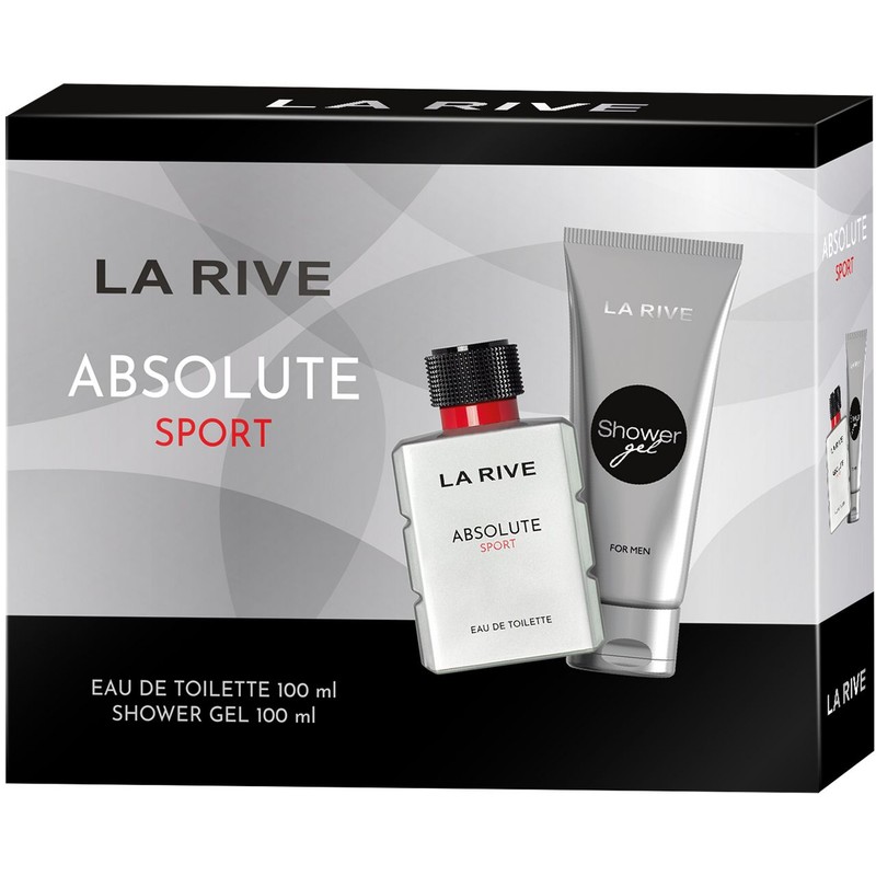 Zestaw Absolute Sport woda toaletowa + żel pod prysznic LA RIVE zestaw