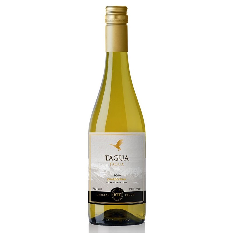 Wino Chardonnay białe wytrawne alk.13% obj.   Tagua Tagua 750 ml