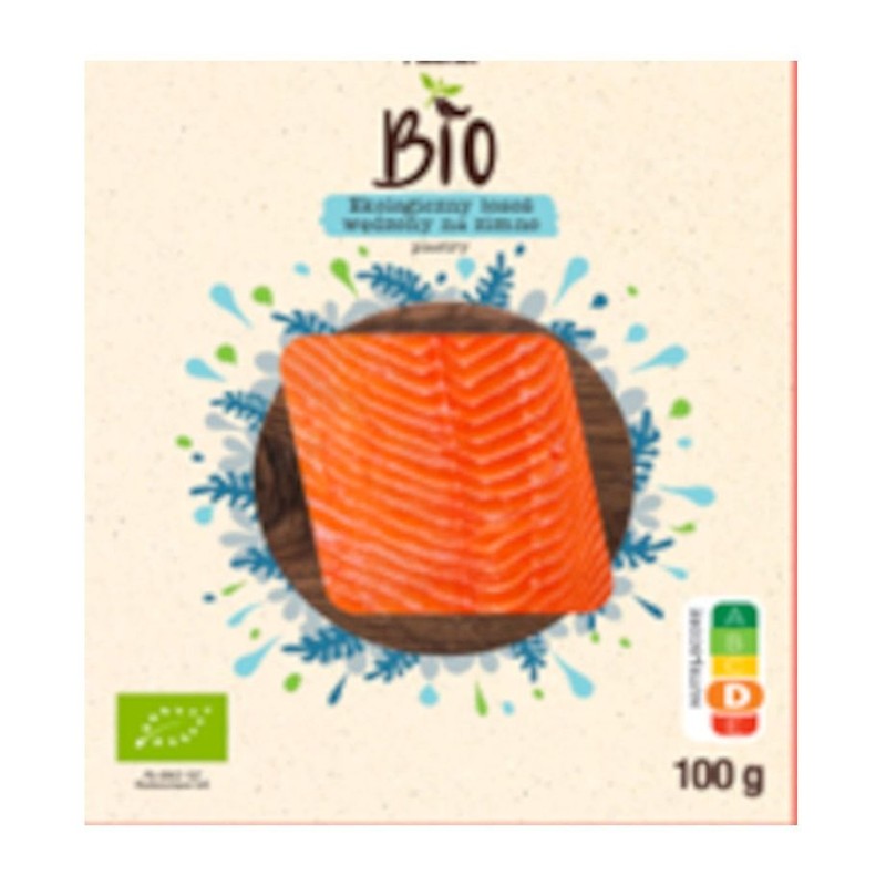 BIO Łosoś wędzony Auchan 100 g