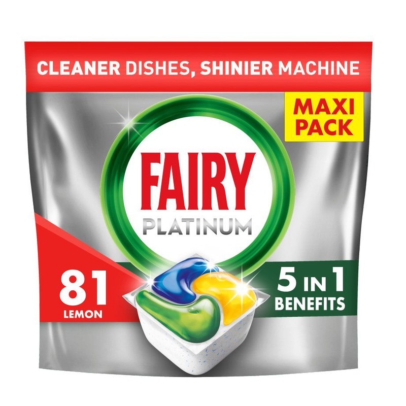 Kapsułki do zmywarki Platinum All in One FAIRY 81 kapsułek