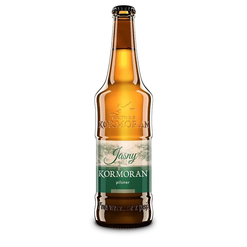 Piwo jasne alk.5,2% obj. Kormoran 500 ml