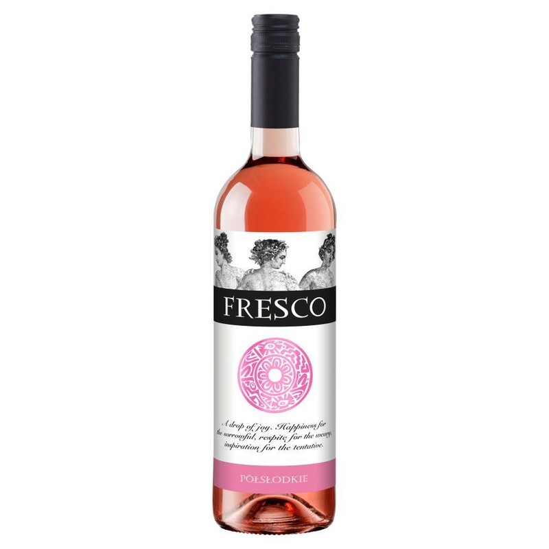 Wino różowe półsłodkie Fresco 750 ml