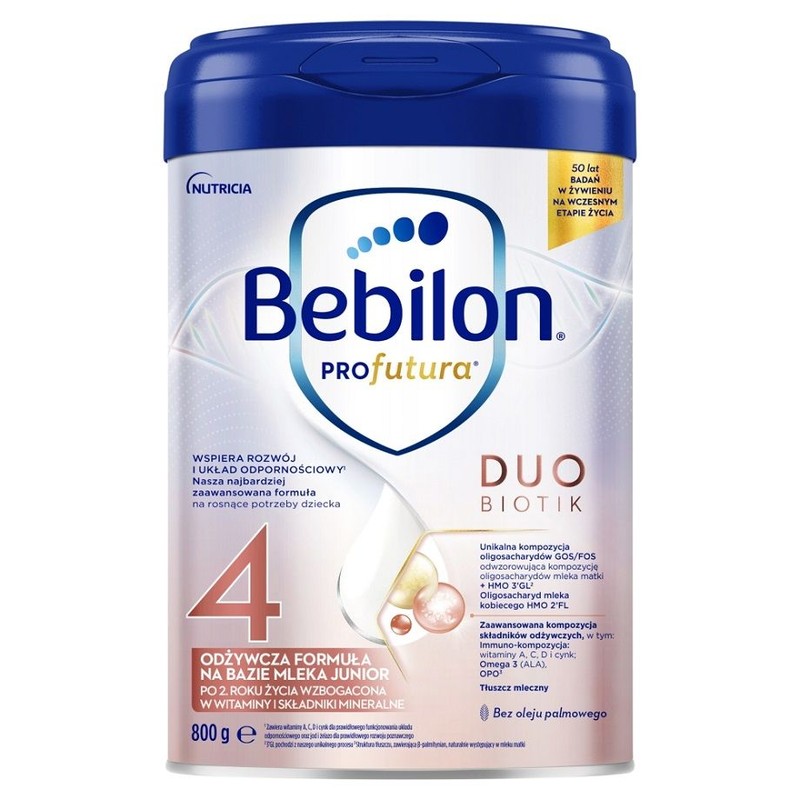 Profutura Mleko modyfikowane 4 po 2 roku  Bebilon 800 g