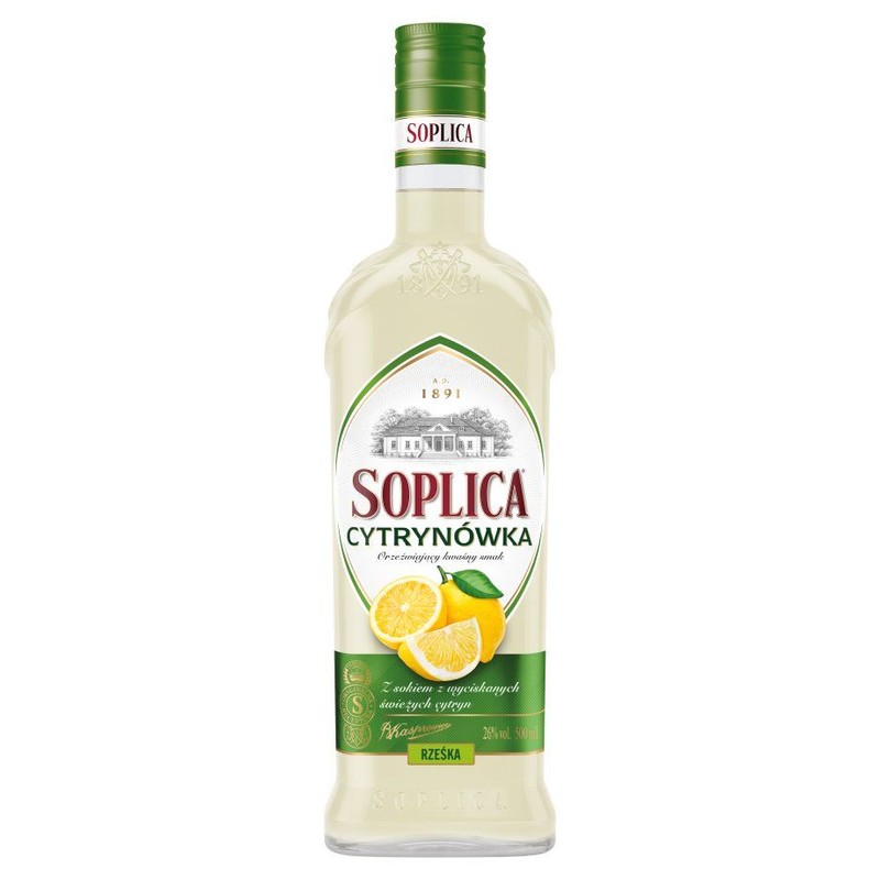 Wódka smakowa Cytrynówka o smaku cytrynowym alk. 26,0% obj. Soplica 500 ml