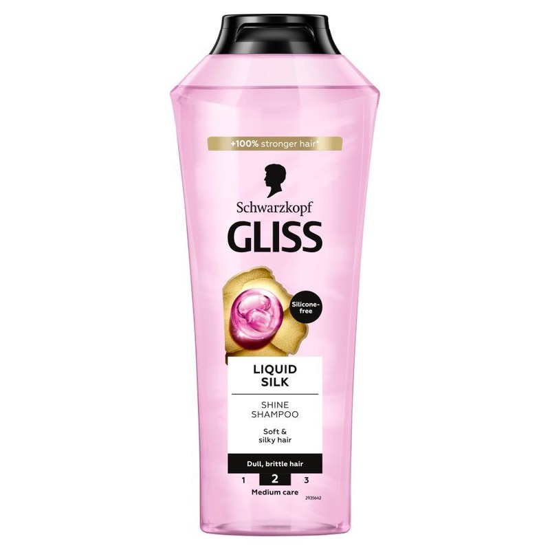 Liquid Silk Szampon do włosów z jedwabiem Gliss 400 ml