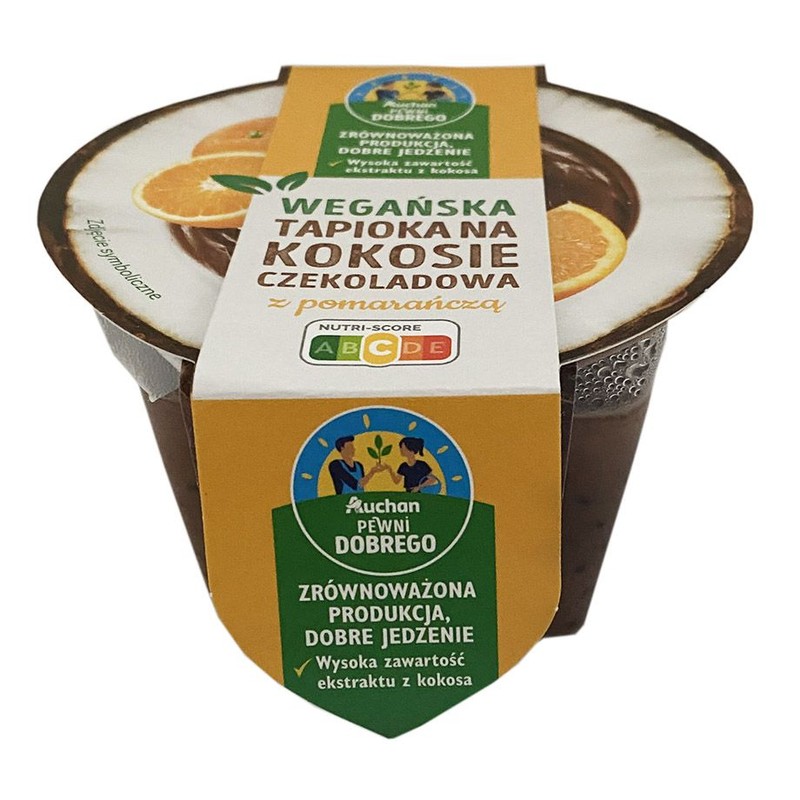 Wegańska tapioka na kokosie z pomarańczą Pewni Dobrego 140 g
