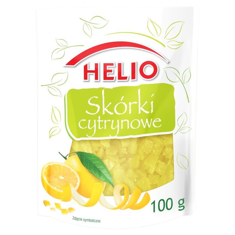 Skórki cytrynowe kandyzowane  Helio 100 g