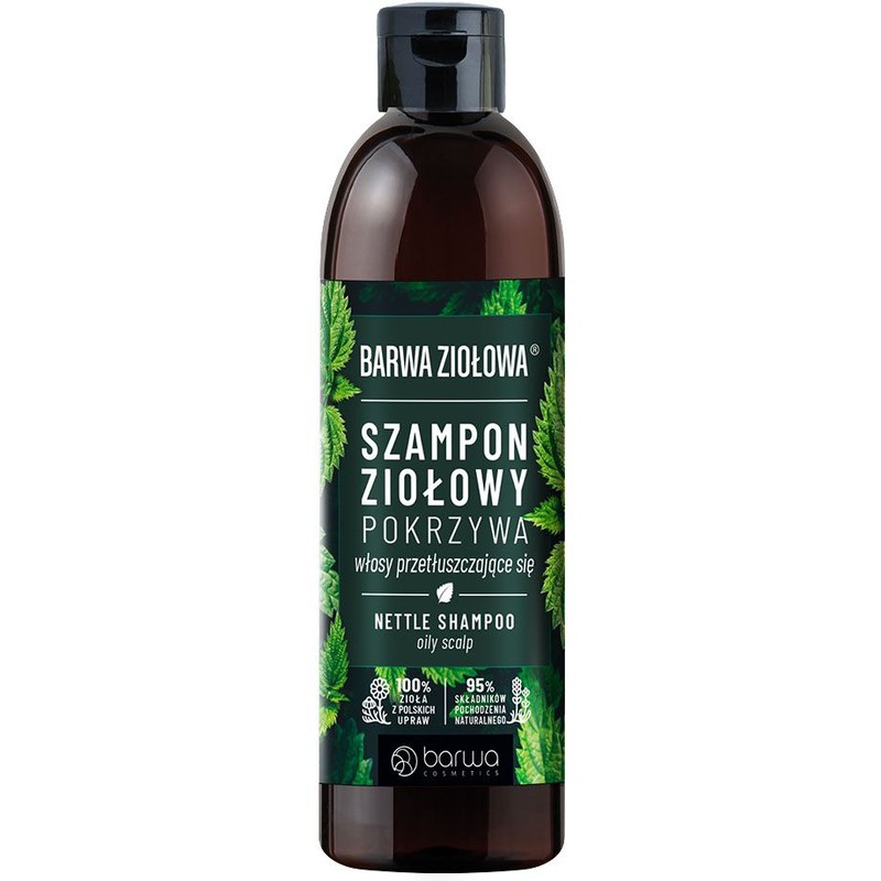 Szampon do włosów przetłuszczających się Ziołowy Pokrzywa  Barwa Ziołowa 250 ml