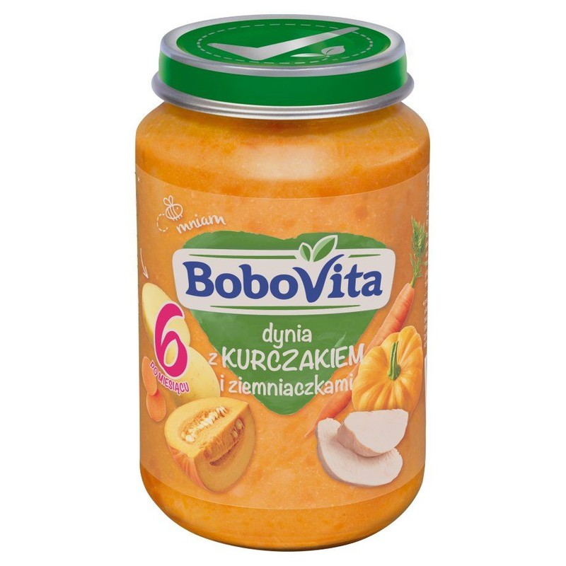 Dynia z kurczakiem i ziemniaczkami po 6. miesiącu BoboVita 190 g