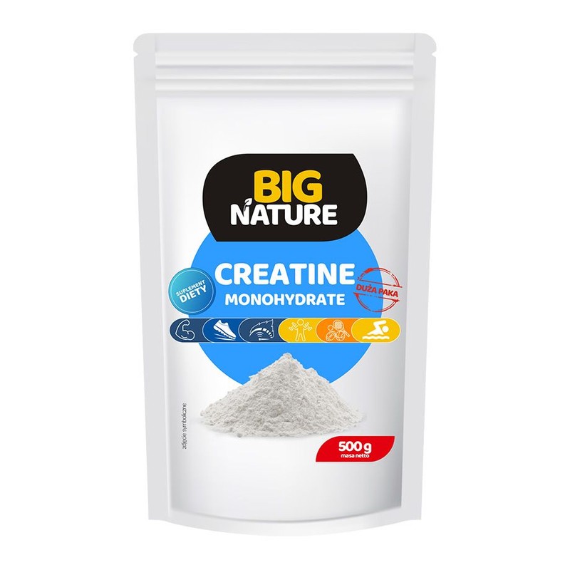 Kreatyna Monohydrat 500 g Big Nature 500 g