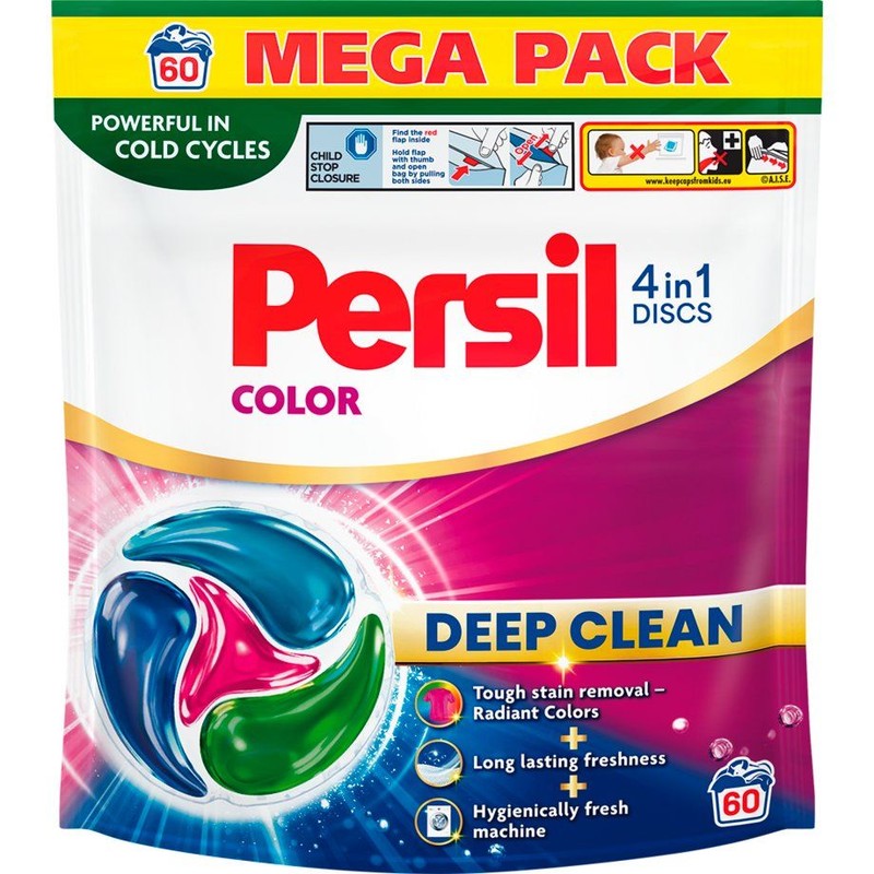 Kapsułki do prania 4 in 1 Deep Clean color   Persil 60 kaspułek