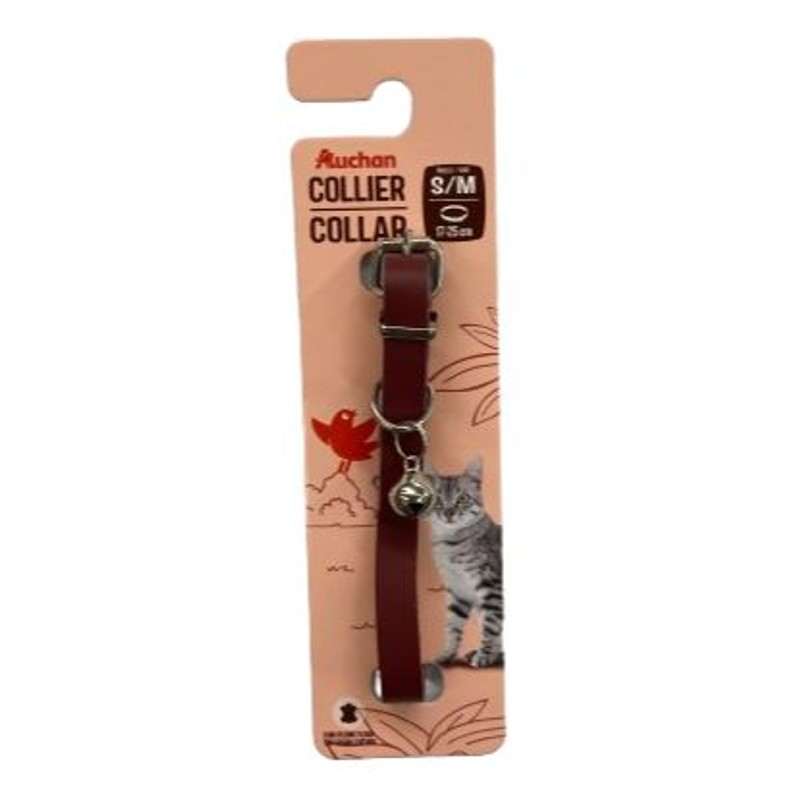 Obroża skórzana 17-25 cm  Auchan 1 sztuka