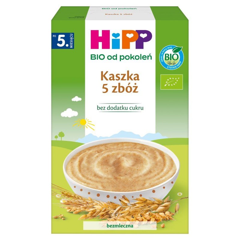 BIO Kaszka 5 zbóż po 5 miesiącu HIPP 200 g