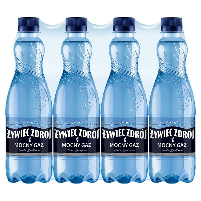 Woda gazowana Mocny Gaz Żywiec Zdrój 12 x 0,5 l