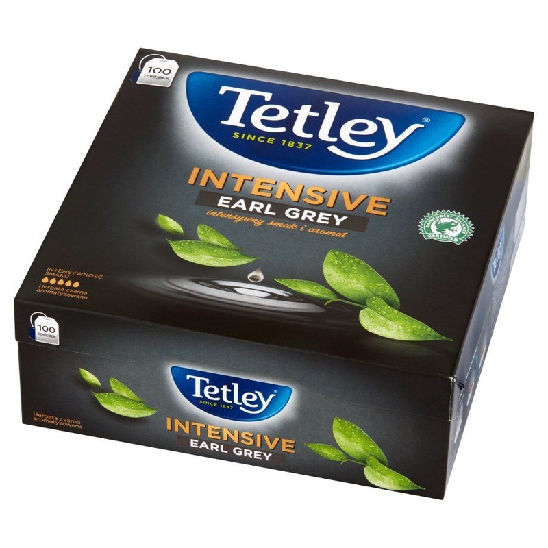 Herbata czarna z aromatem bergamotowym Tetley 100 torebek
