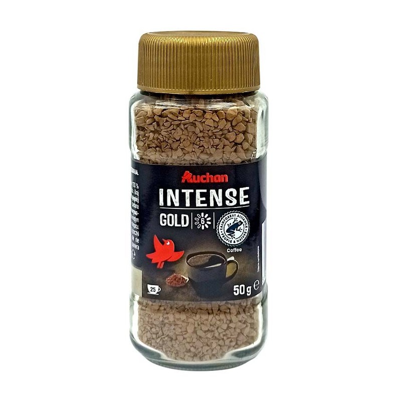 Kawa rozpuszczalna Intense Gold  Auchan 50 g